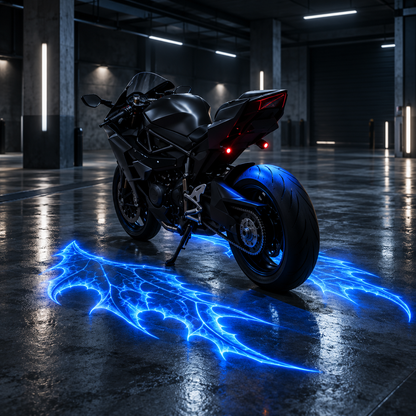 RideFlare™ Motorcycle Wing Projector Lights