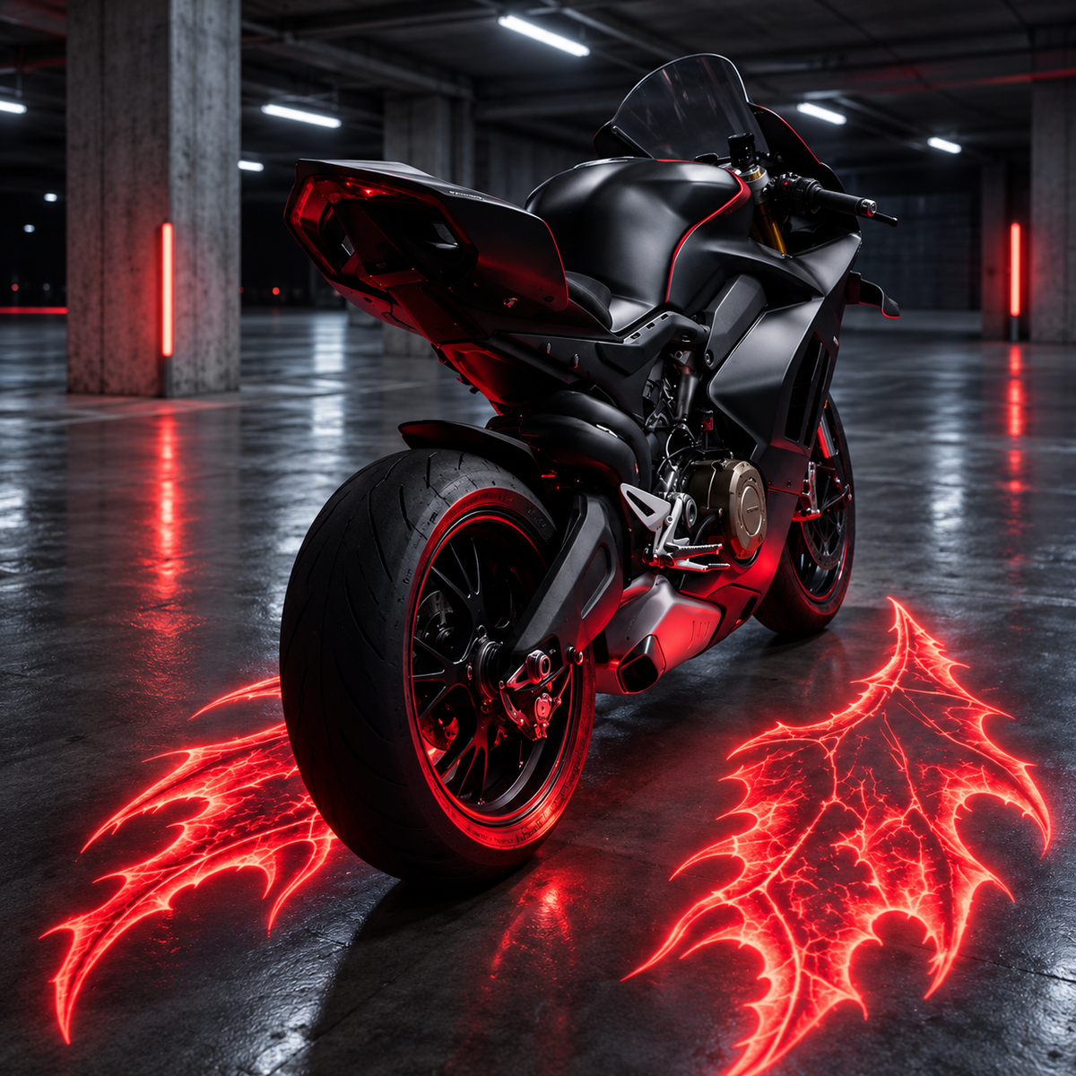 RideFlare™ Motorcycle Wing Projector Lights