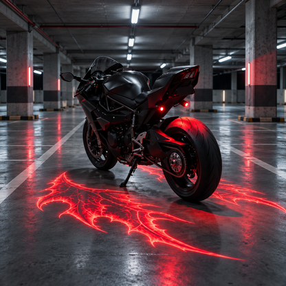 RideFlare™ Motorcycle Wing Projector Lights